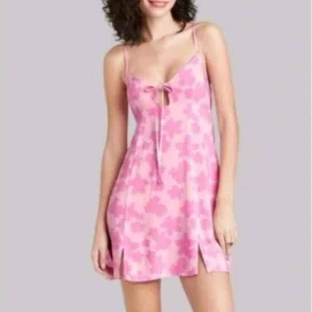 Like New - Wild Fable Pink Floral Dress Size Small